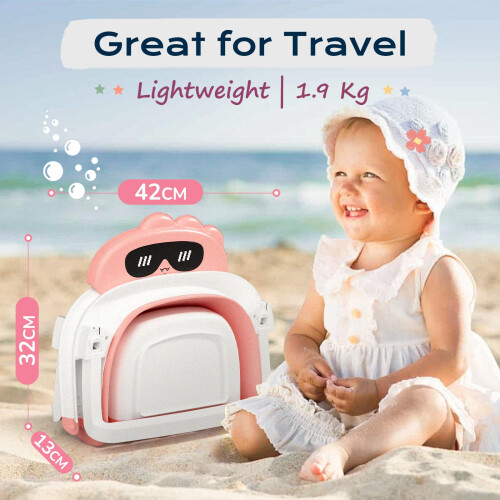 COOSEYA Foldable Baby Bath Tub Essentials for Newb 2