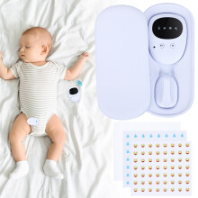 Wireless Bedwetting Alarm Fizzyo Rechargeable Bed Wetting Alarm with 3 Working Modes Loud Sound Strong Vibration Bed Wetting Sensor for Kids Elderly