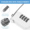 AYESY Window Locks, 2PCS Durable Window Restrictor 3