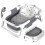 Rabb 1st Baby Bath Tub Foldable,Portable Bath Newb 1