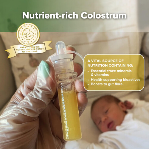 haakaa Silicone Colostrum Collector Kit, Breast Mi 1