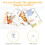 Aolso Baby Height Growth Chart, Wall Hanging Growt 4