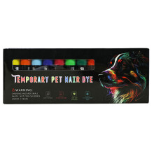 Teinture pour poils d'animaux, 12 couleurs, craie de couleur