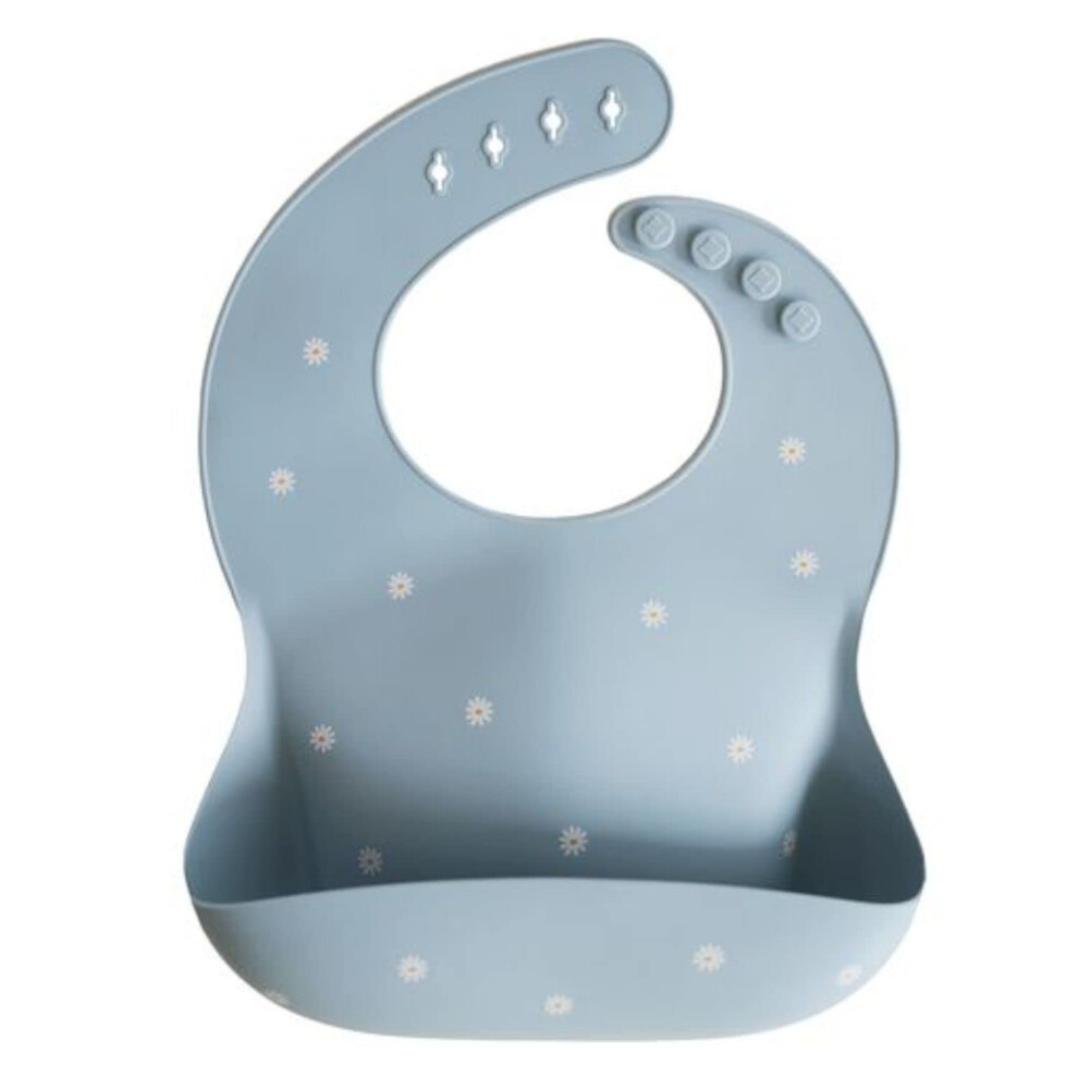 Mushie Baby Silicone Bib | Adjustable Fit Waterpro