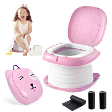 Travel Potty for Toddler Portable Foldable Potty T