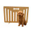 See-Through Dog Bone Wooden Stopper Barrier – No-D 1