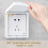 2PCS Light Switch Guard, Childproof Plug Protector 4
