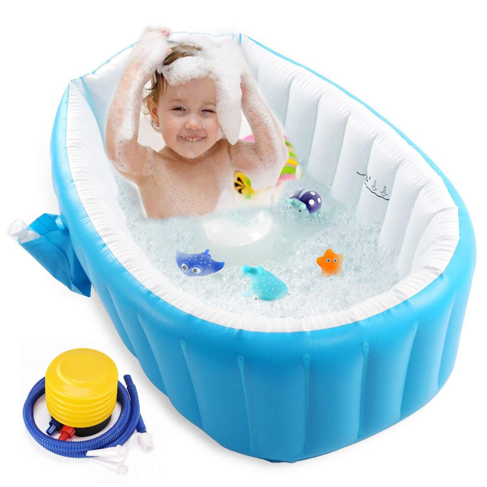 Kangnuoxue Inflatable Baby Bathtub ，Portable Inflatable Baby