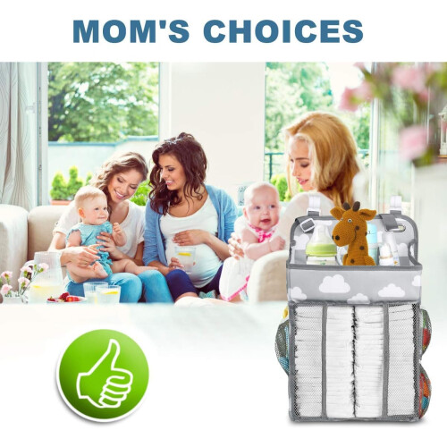 Best Hanging Diaper Caddy stacker for changing tab 1