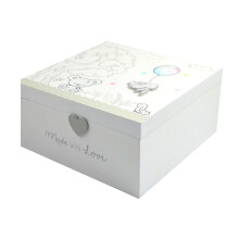 Hugs & Kisses - Wooden Memories Keepsake Box