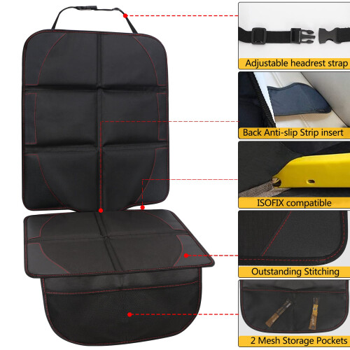 FYY Car Seat Protector with Thickest Padding, XL S 1