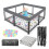 Foldable Baby Playpen with Mat - Portable, Spaciou 1