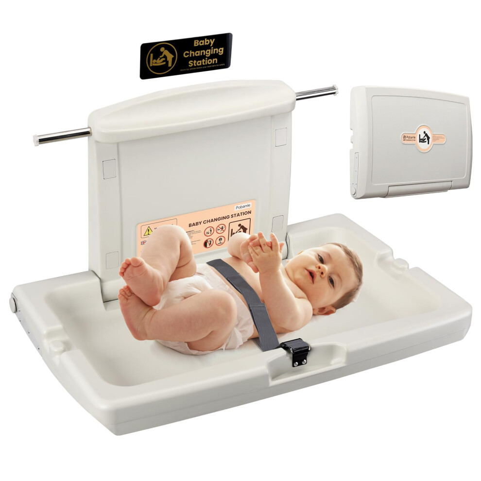Pobamle Horizontal Baby Changing Unit, Diaper Changing Tab