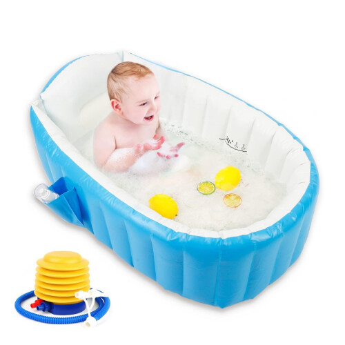 Inflatable Baby Bath Tub – Portable & Foldable Tod