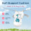 COOSEYA Foldable Baby Bath Tub Essentials for Newb 2