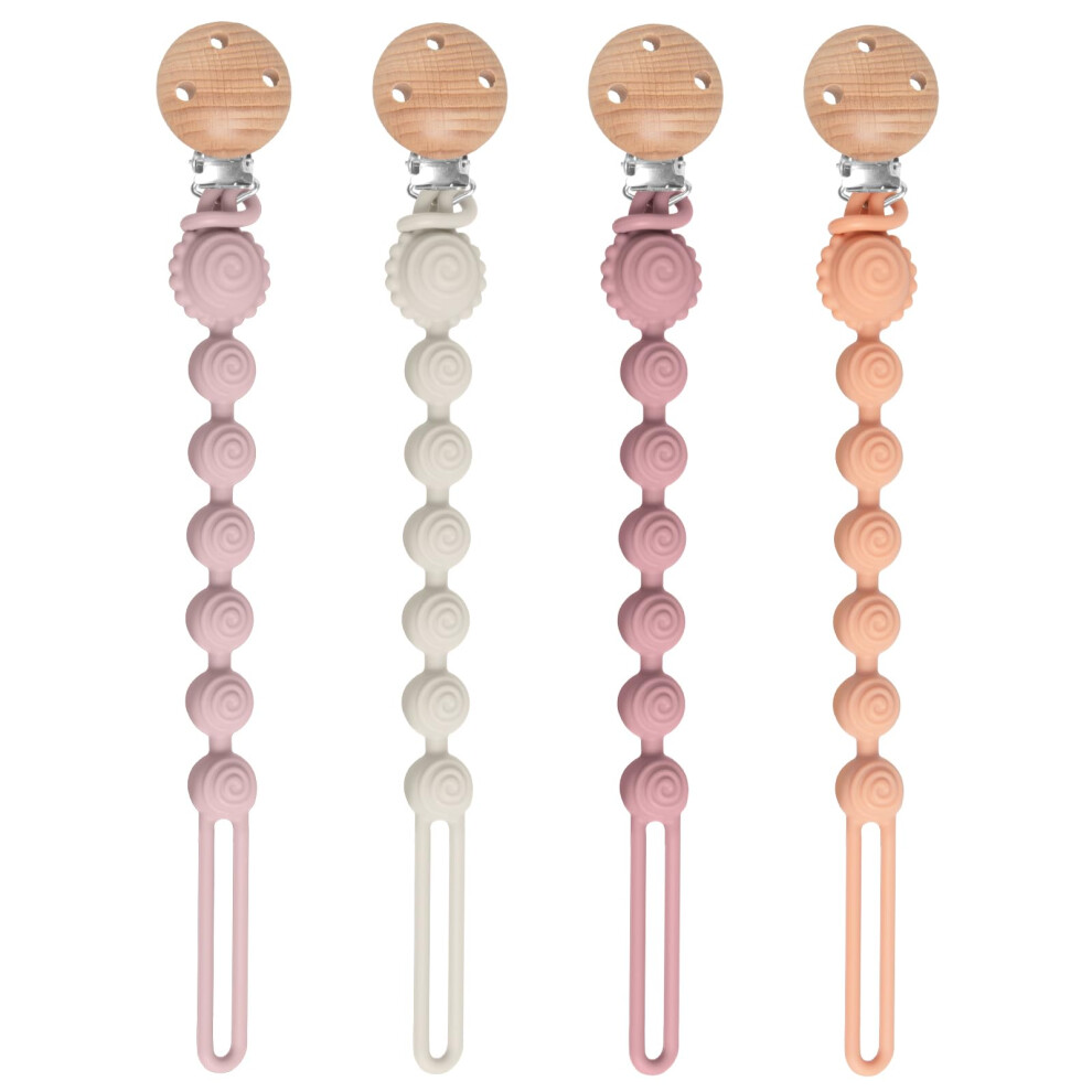 Aysyr Dummy Clips Silicon Suppleness Portable - 4Pcs Pac