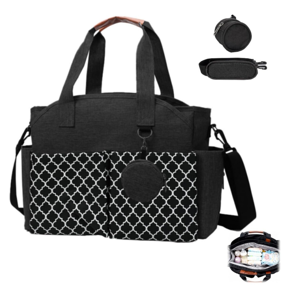 Baby Changing Bag Large Nappy Diaper Tote Elyyapt