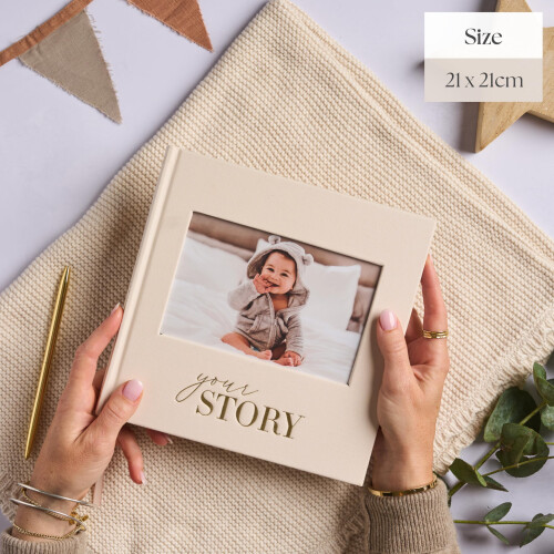 Baby Memory Book Keepsake Journal for Baby Boy or 2