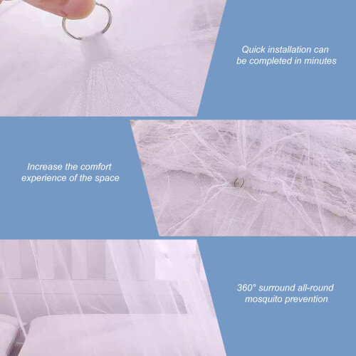 Mosquito Net,Bed Canopy Tent Portable Mesh Camping 2