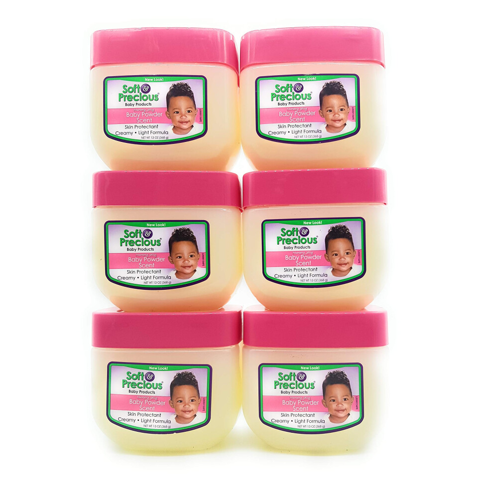 Nursery Jelly Baby Powder Scent Box Of 6 Units 13Oz Pink Soft & Precious