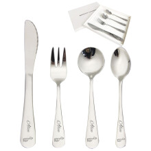 Personalised Cutlery Set for Children Christening