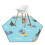 Qhydz Thick-Hexagon Dinosaur Pattern 51"x51" Water 1