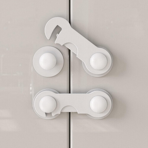 8 Pcs Cupboard Locks for Children, Child Locks for 2