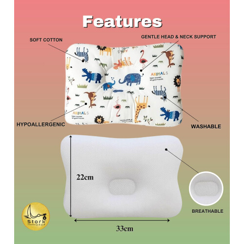 Stork Drop – Baby Support Pillow with Gentle Head 1