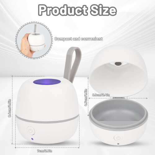 Portable UV Dummy Steriliser, 3-Min 99.99% Sanitis 1