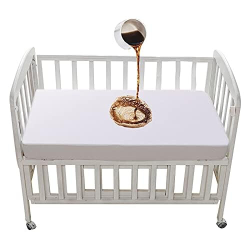 Crib Waterproof Mattress Protector 90x55 cm Fitted 1