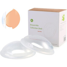 Nicoone Catch Milk Collection Shells,2 PCS Reusable Leak-Protection Silicone Cups | Breast Shells No More Wasted Milk or wasteful Breast Pads