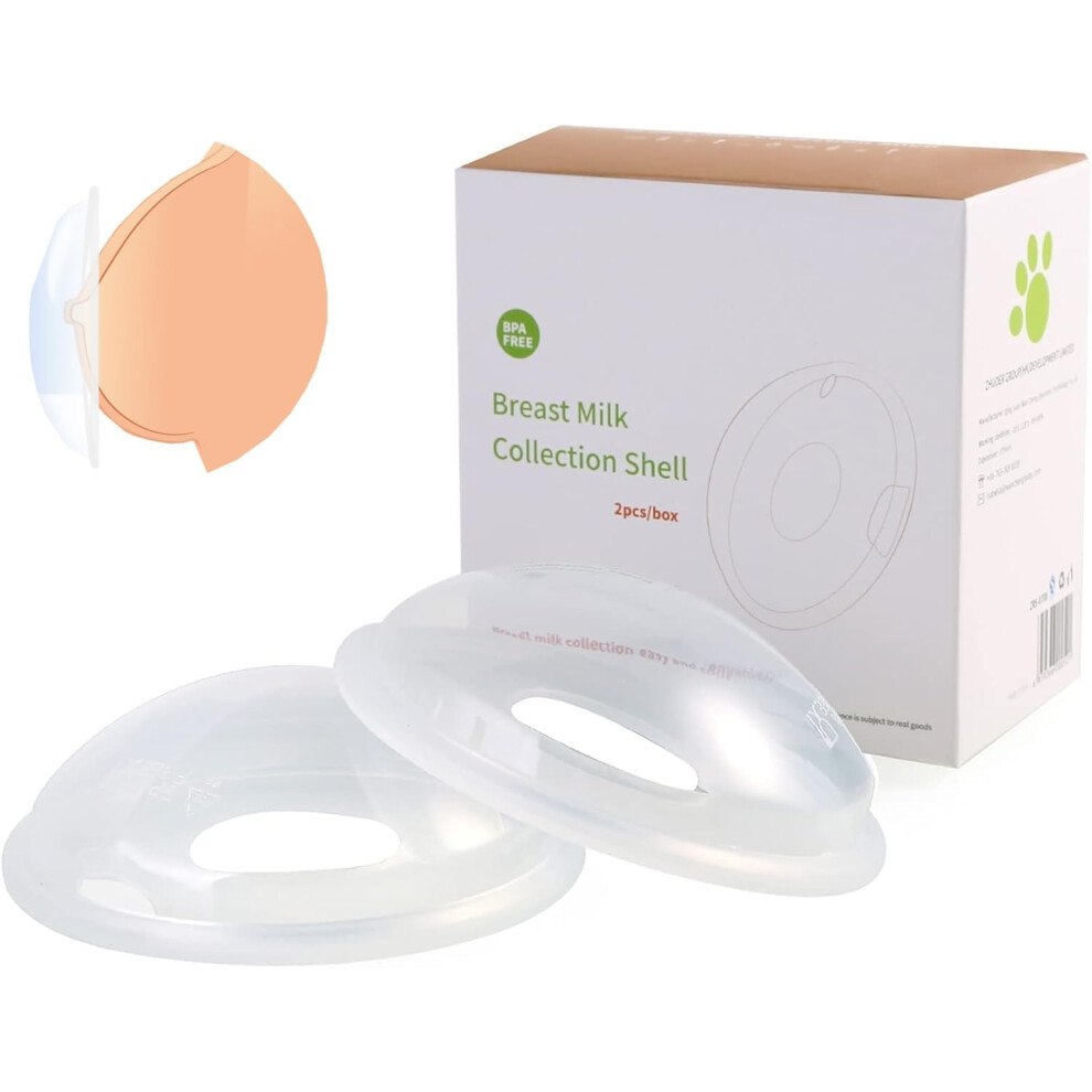 Nicoone Catch Milk Collection Shells,2 Pcs Reusabl