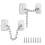 Aihoom 2Pcs Window Locks, Window Locks Child Safet 7