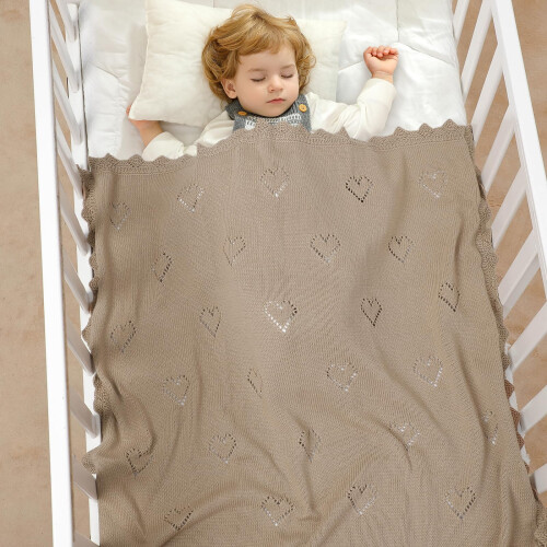 mimixiong Cellular Blanket Newborn Knitted Soft Co 2
