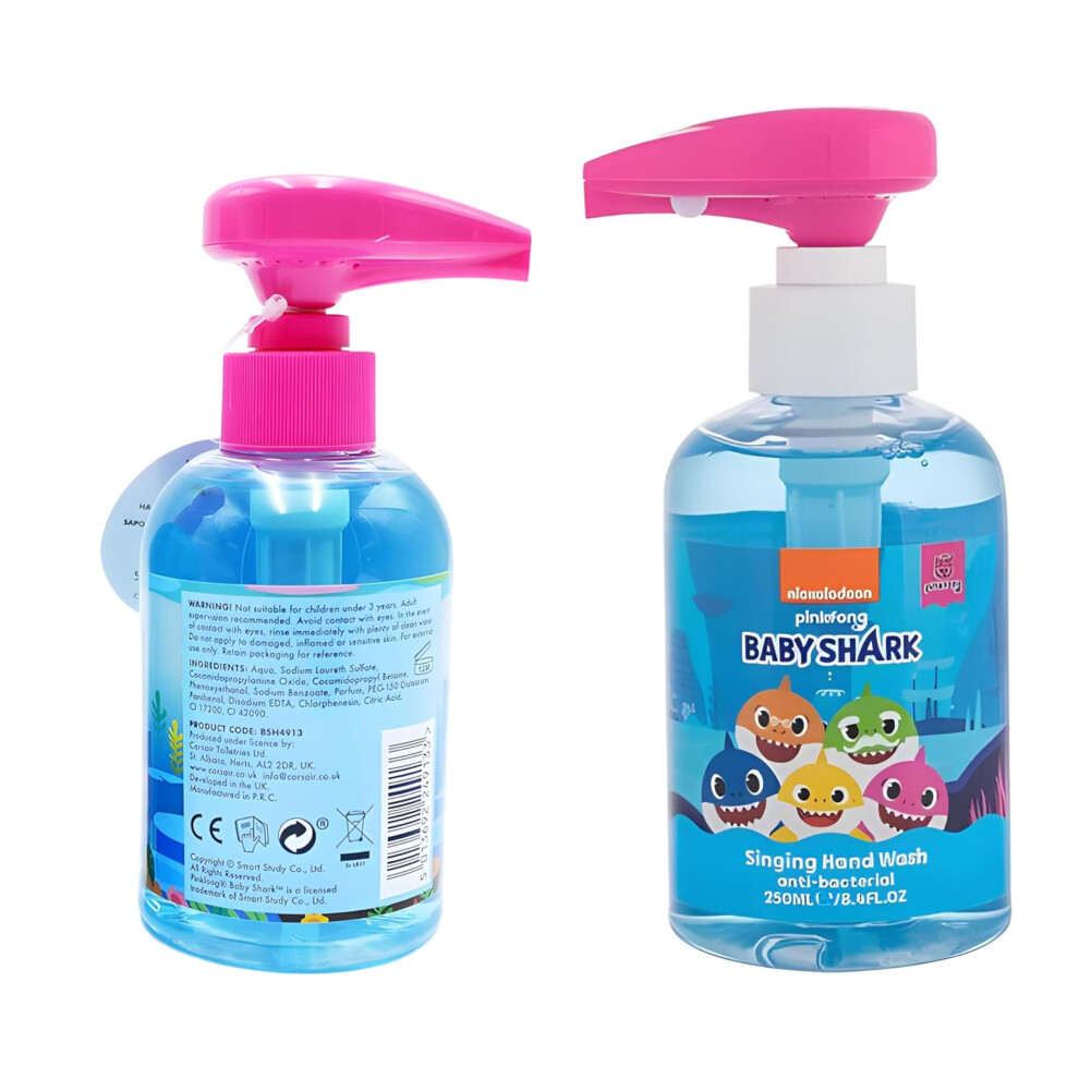 Pinkfong Baby Shark Singing Hand Wash Liquid Soap