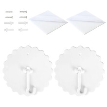 Siliget 2 Set Mosquito Net Hooks, Ceiling Hooks Wi