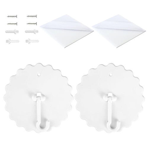 Siliget 2 Set Mosquito Net Hooks, Ceiling Hooks Wi