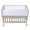 Crib Waterproof Mattress Protector 90x55 cm Fitted 6