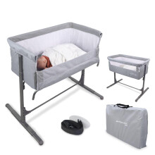 Mobiclinic Kids, Bedside Sleeper, 2 in 1, Moon,Ma