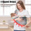 IULONEE Portable Breathable Baby Sling 3D Mesh Fab 5