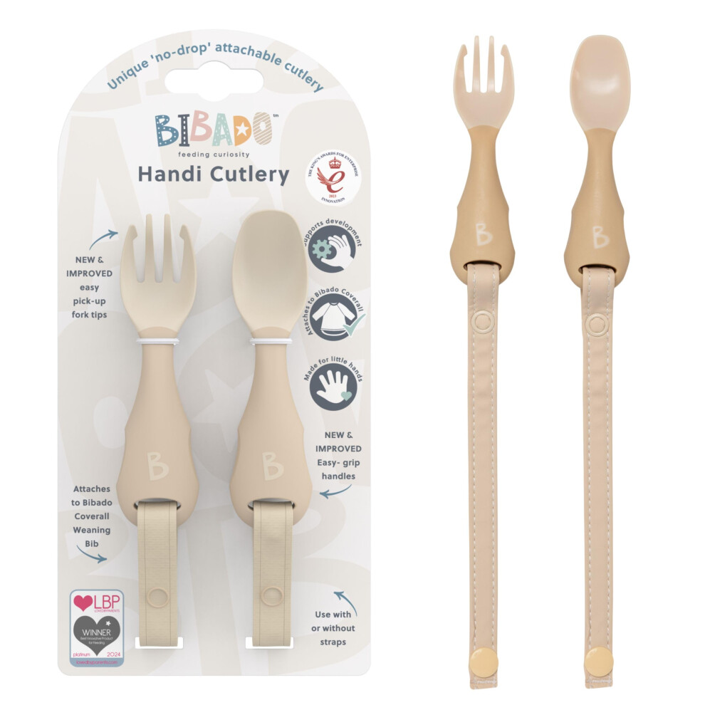 Bibado - Handi Cutlery Set (Mist) - Toddler Cutler