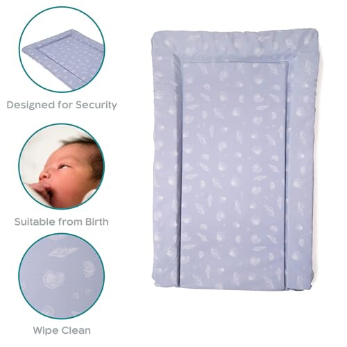 East Coast East Coast Seashell Baby Changing Mat 74 x 46 cm 2