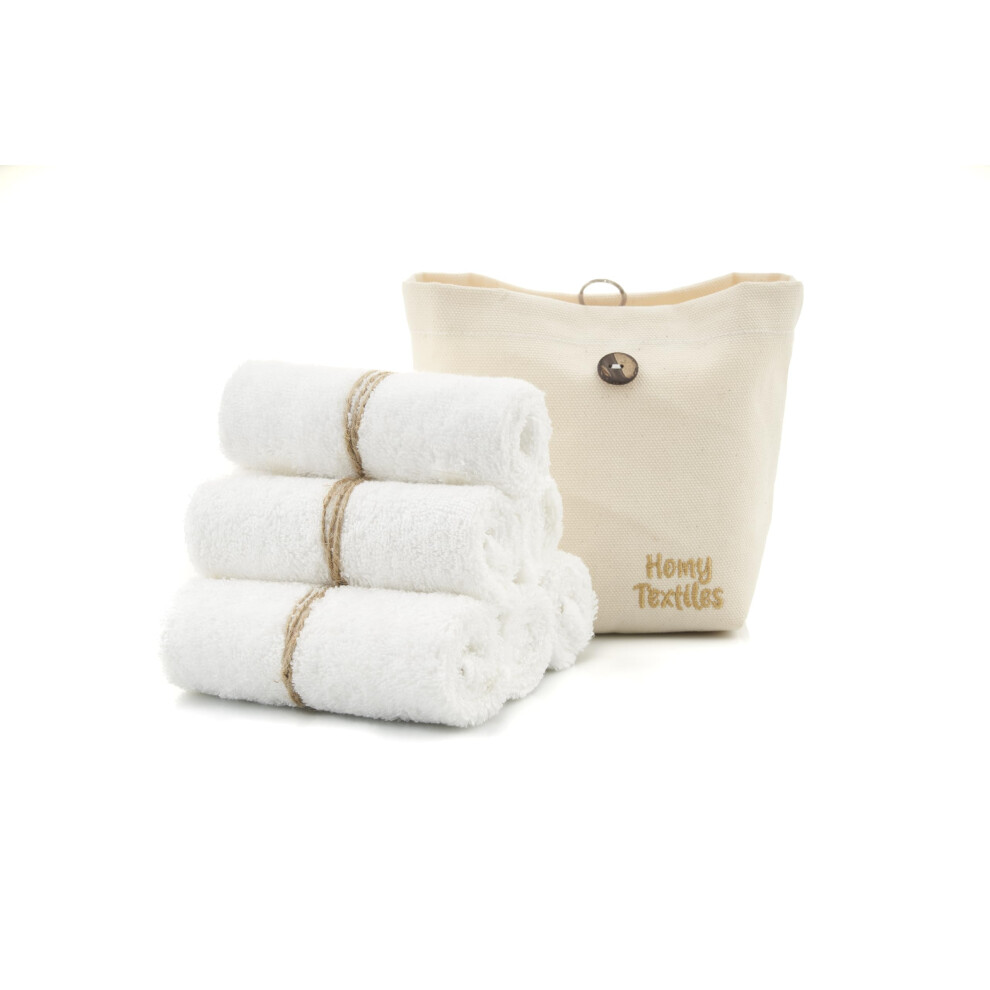 Bamboo Baby Wash Cloth Flannel Face Homy Textiles