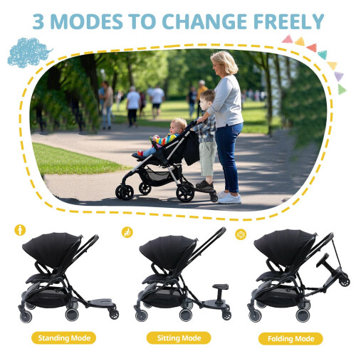 Vihir Universal Buggy Board with Seat, Kiddy Board 2