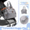 Baby Changing Bag Large Waterproof Nappy Bags for 6