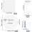 Siliget 2 Set Mosquito Net Hooks, Ceiling Hooks Wi 3