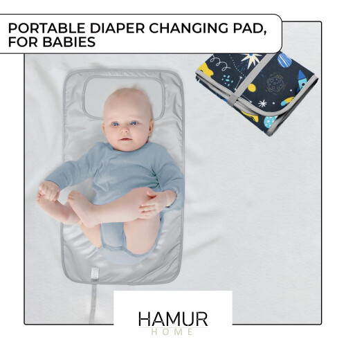 Hamur Home Portable Nappy Changing Mat Pad Waterpr 1