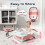 COOSEYA Foldable Baby Bath Tub Essentials for Newb 4
