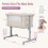 Maxmass 3 In 1 Bedside Crib, Co-Sleeping Baby Cot 6