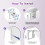 Q Lines Magnetic Cupboard Locks for Children (4-L 3